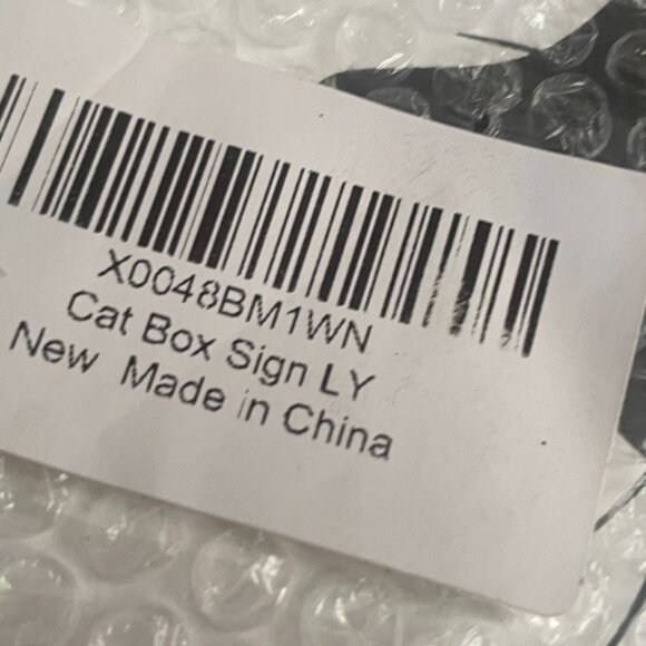 Cat Box Sign / Decorative Tray - Picture 2 of 6